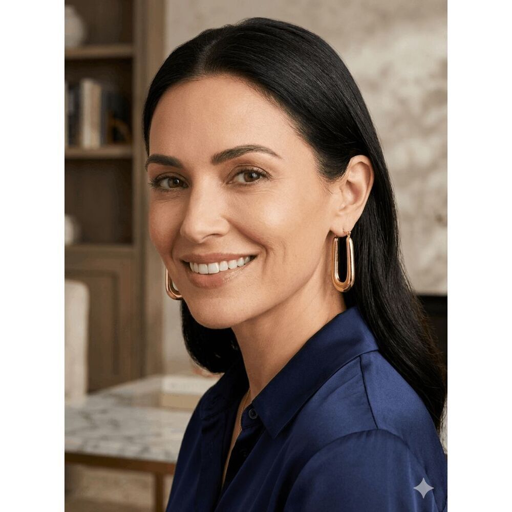 New! Isaac Mizrahi New York Gold Tone U Shape Hinged Hoop Earrings